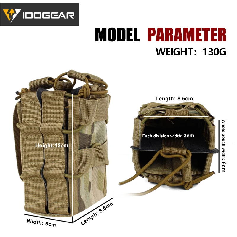 IDOGEAR MOLLE ⷯ  Ű  Ŀġ  Ŀġ 5.56mm, Ʈ    Ŀġ  ׼ 3539
