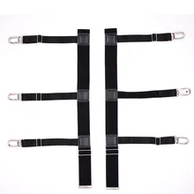 500 пар/лот эластичные регулируемые подтяжки держатели подтяжки пояса подтяжки стремени/подтяжки