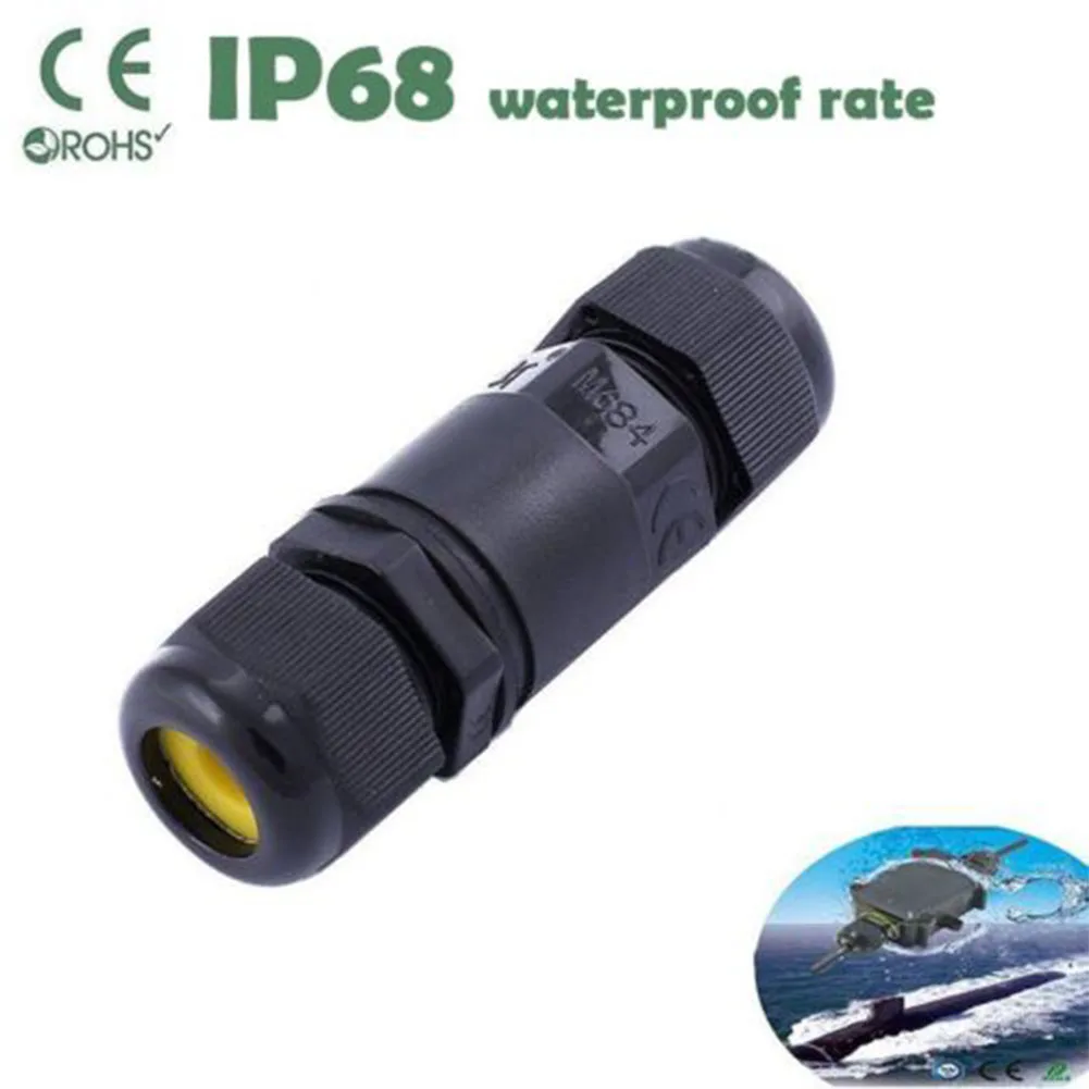 

Outdoor Durable Plug Adapter Screw Industrial Cable Connector IP68 Waterproof Practical Copper Socket Widely Use Electrical Wire