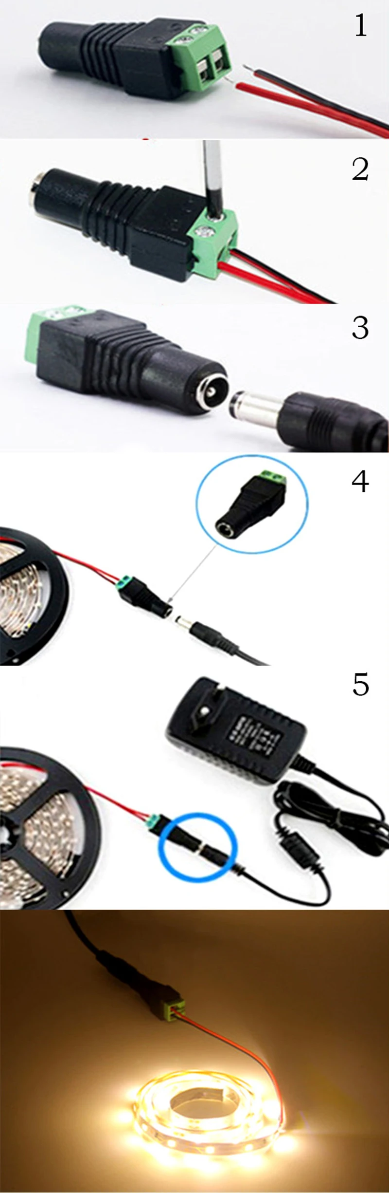 Светодиодный светильник SMD2835 Водонепроницаемая 12V 5M гибкая лента теплый белый синий зеленый красный неоновый светильник