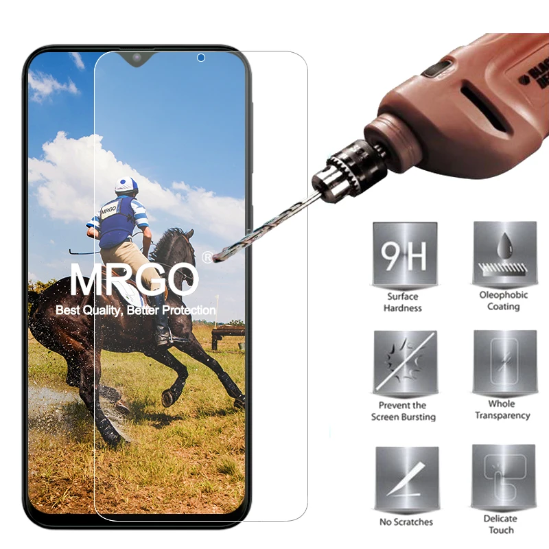 

Tempered Glass for Samsung Galaxy M10 Screen Protector 2.5D 9H on Phone Protective Safety Glass for Samsung Galaxy M10 Glass
