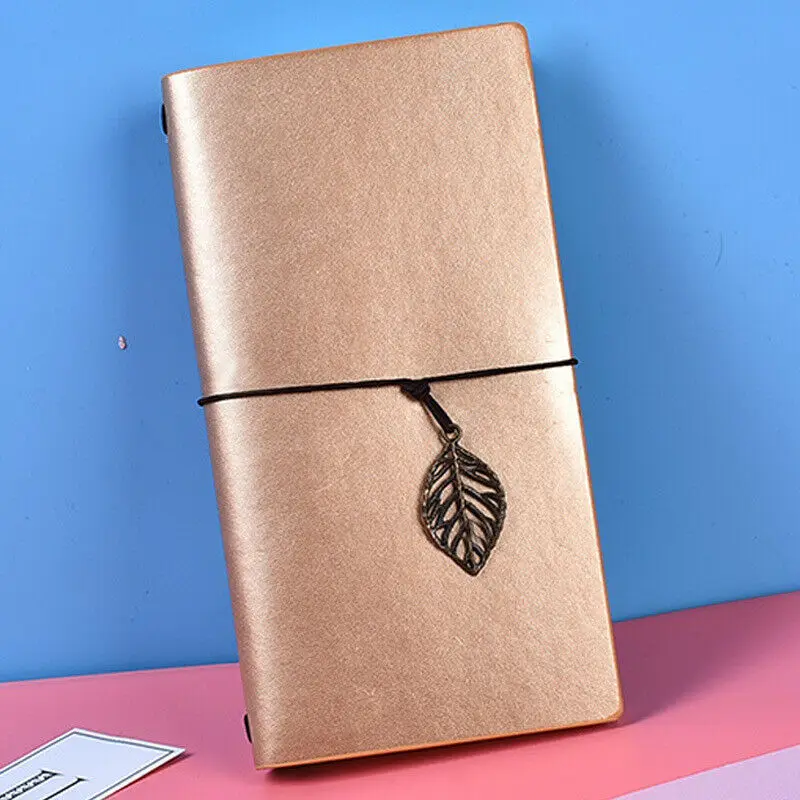 

Retro traveler account book 2019 work plan schedule portable notebook
