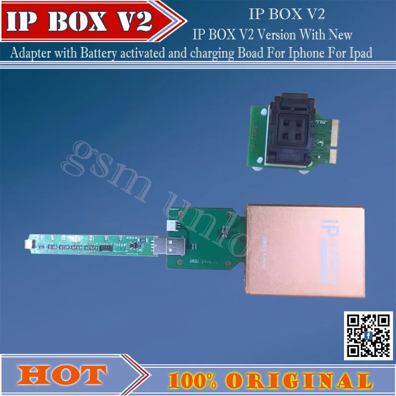 Новейшая версия оригинальная IP коробка 3/ip коробка с новым адаптером с активированным аккумулятором и зарядкой Boad для iphone ForIpad