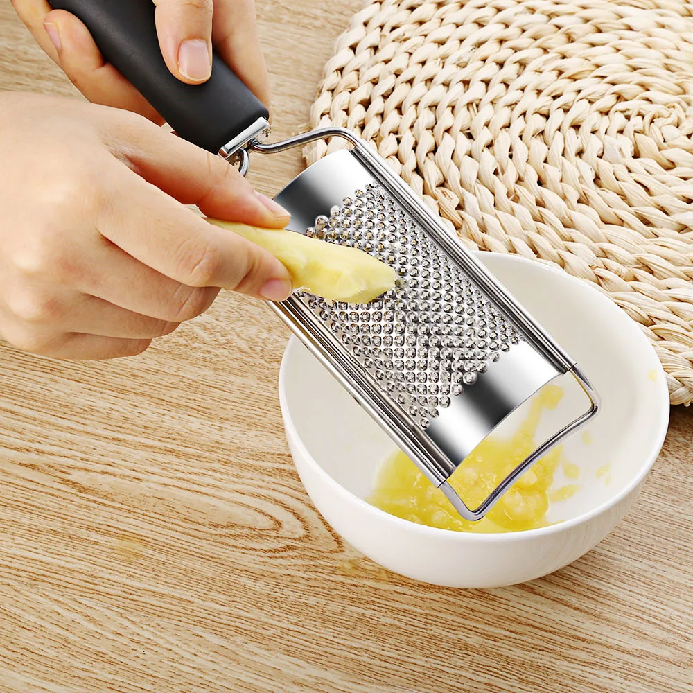 Cheese Grater Stainless Steel Sharp Ideal Hand Grater For Hard Fruit Root Vegetables Carrot Shder Mini Grinder Vintage Kitchen Graters Grating Potatoes Comp