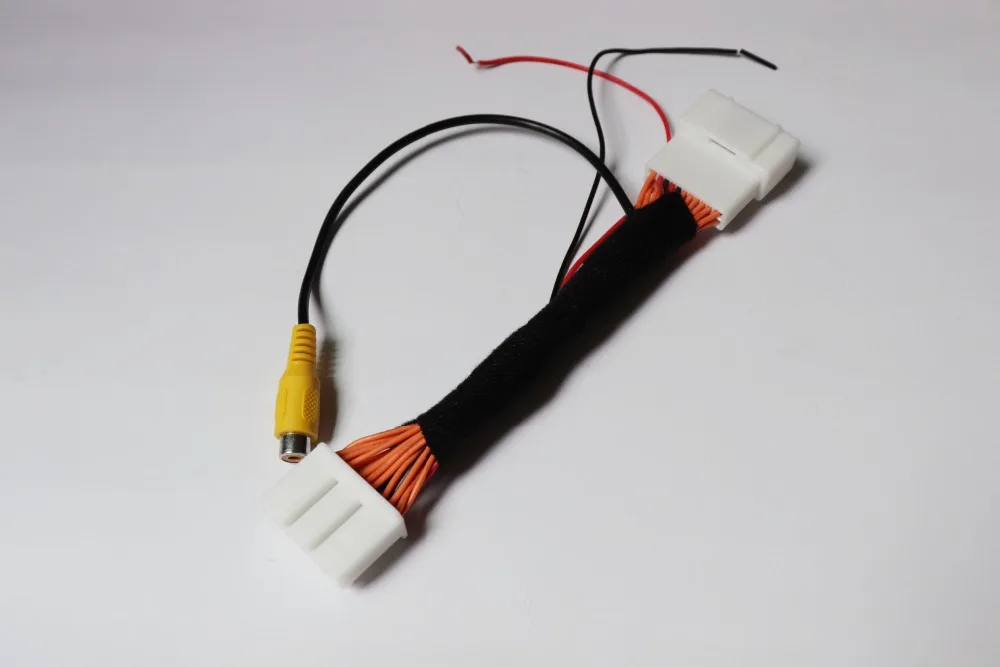 

For Mazda 3 Mazda3 MB Hatchback 2014~2017 Rear View Camera Original Video Input Switch RCA Adapter Convertor Wire Cable