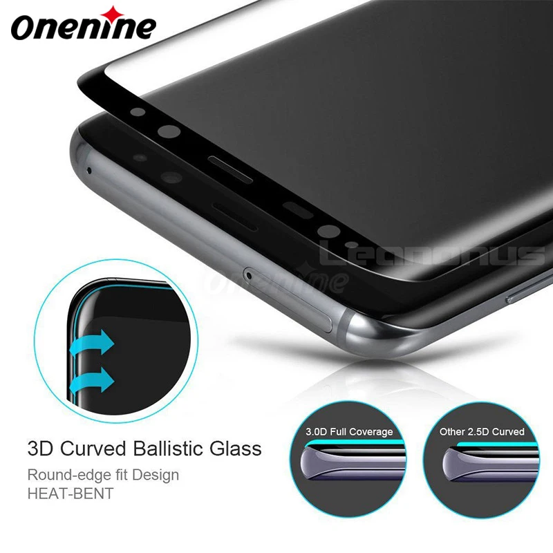 4D Protective Film for Samsung Galaxy S8 S8 Plus Tempered Glass Full ...