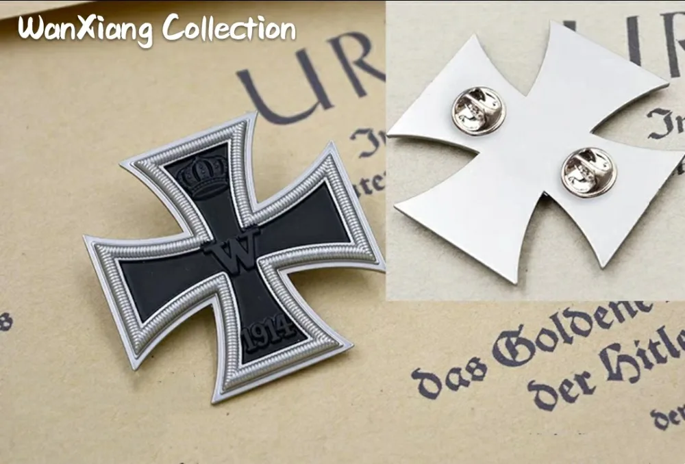 

Top quality WWI WW1 german iron cross medal EK1 1914 badge pin for collection