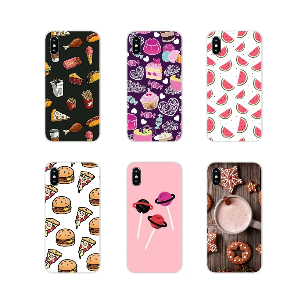 

For Samsung Galaxy S3 S4 S5 Mini S6 S7 Edge S8 S9 S10 Lite Plus Note 4 5 8 9 Food Accessories Phone Cases Covers