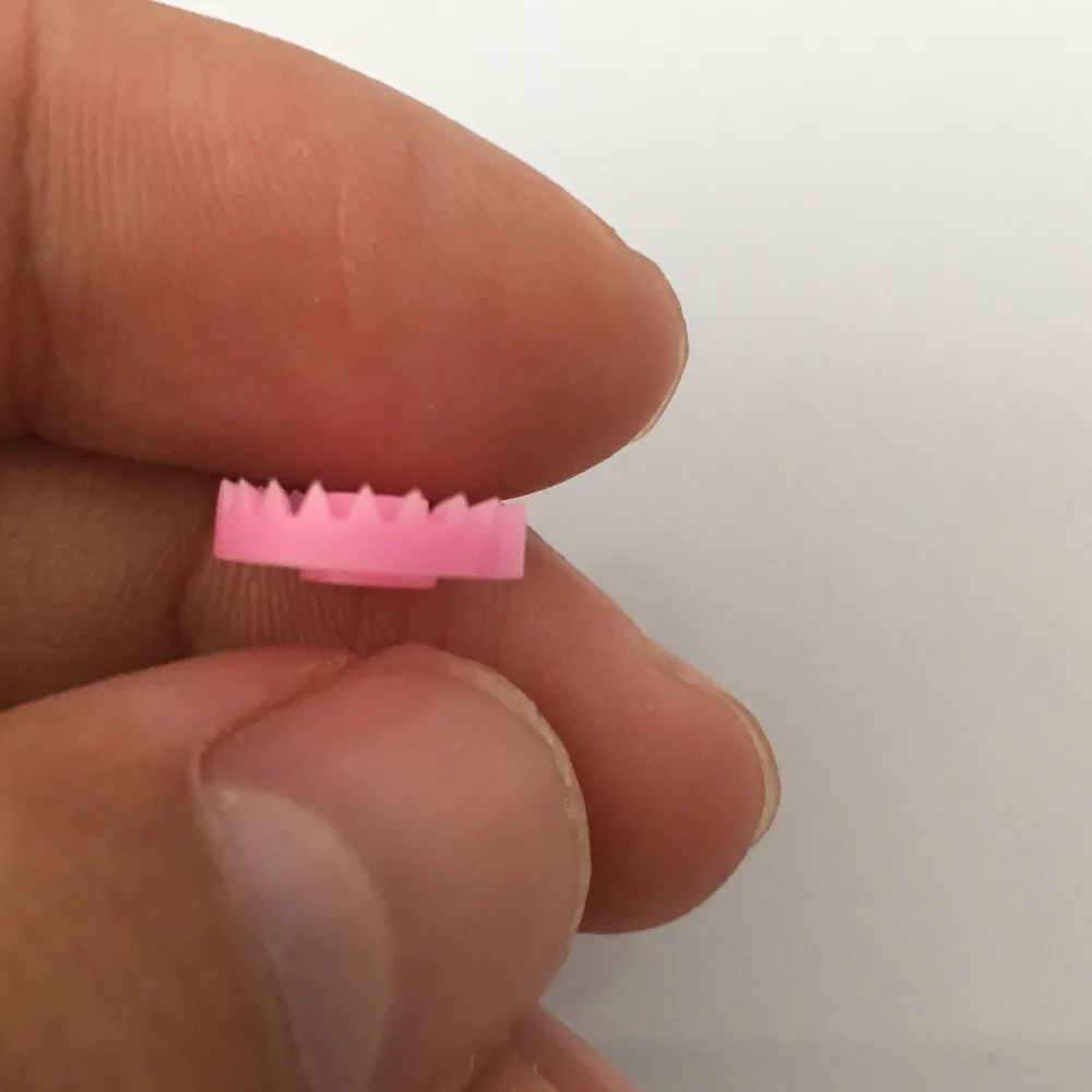 3pcs Sale K943 Pink Color Single-deck Crown Gear DIY Model Making Gears Toy Car Brasil