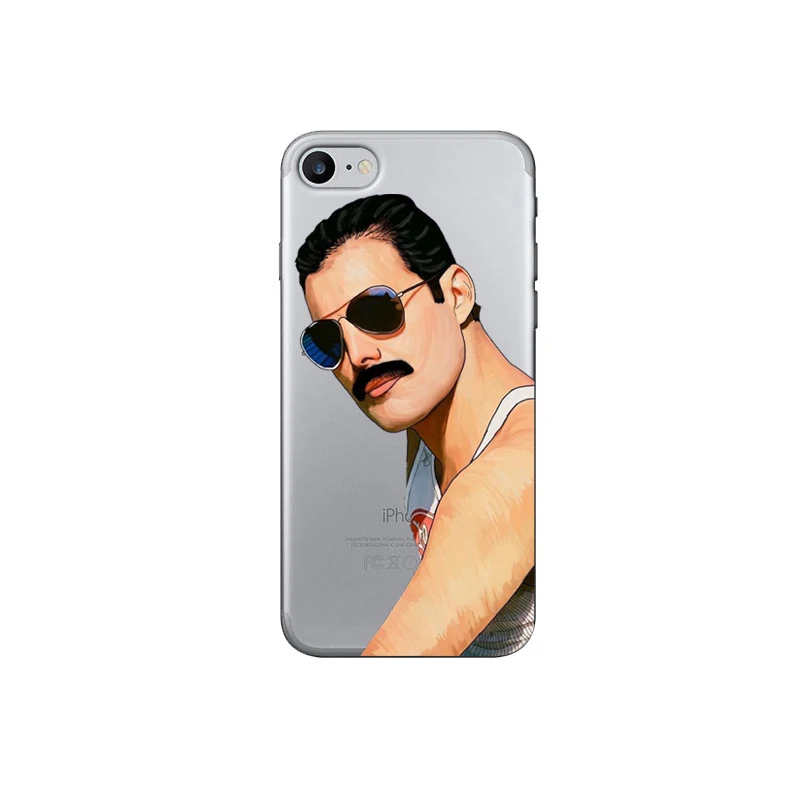 Freddie Mercury Rainha Queen band мягкий силиконовый чехол из ТПУ для iPhone11 11pro Max X XR XS 8 8Plus 7 7Plus 6