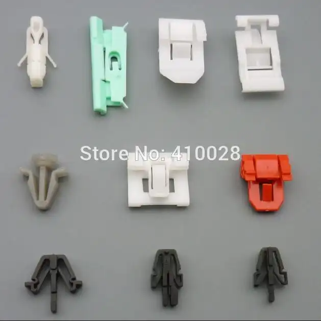 Us 11 5 Shhworldsea 100pcs Auto Fasteners Door Lock Pawl Retainer Interior Trim Panel Front Door Window Guide Bumper Fascia Clip In Auto Fastener