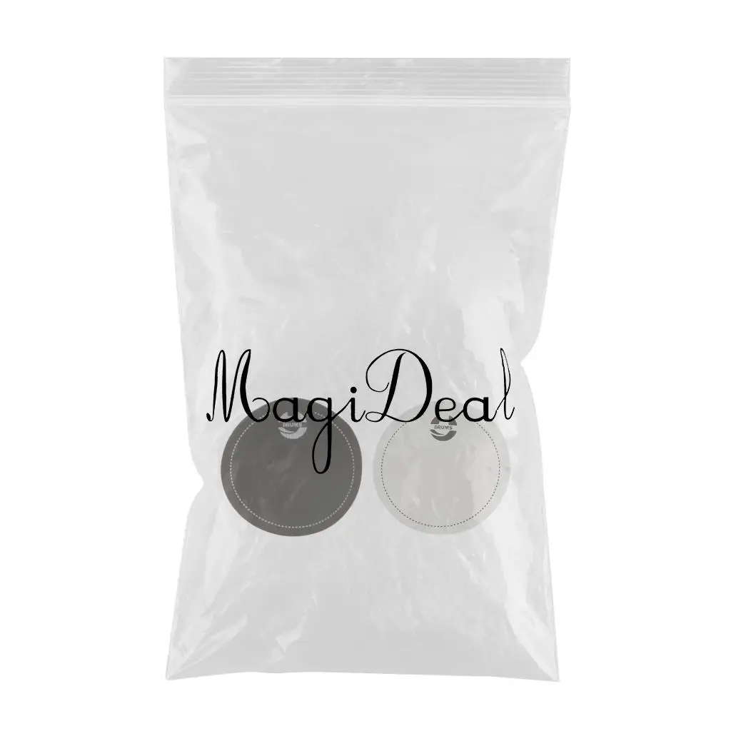 2pcs Bass Drum Head Pad Impact Patch Drumhead Protector for Drum Parts