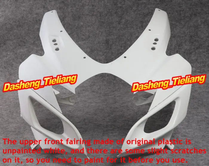 

Unpainted Upper Front Fairing Cowl Nose Fits for Suzuki 2006 2007 GSXR 600 750 K6 ABS Plastic