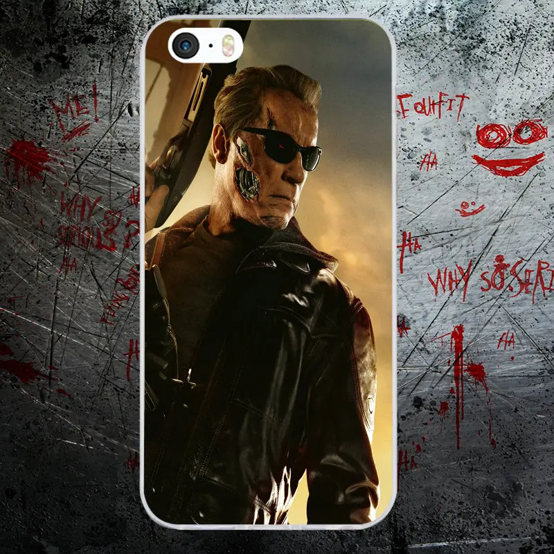 Fashoin Movie Terminator Soft TPU Silicone Mobile Phone Cases Cover for iPhone X 8 7 6S 6 Plus 5 5S SE 5C 4S 4 Shell Bags - Цвет: Picture 5