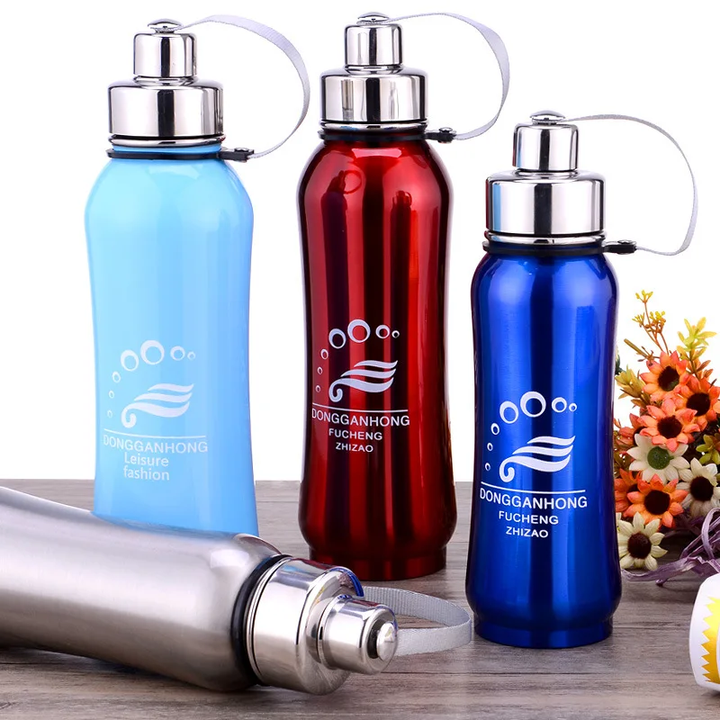 Fashion 4 Color Sports Thermos Bottle Stainless Steel Termos Vacuum