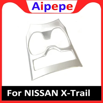 

ABS Water Cup Holder Drink Cup Frame Trim Cover Sticker Styling for Nissan X-trail T32 X trail Rogue 2014 to 2016 2017 2018 2019