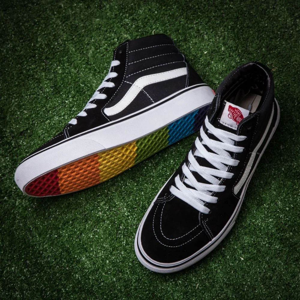 Buy Rainbow Vans | Old Skool SK8 Hi Sneakers | Unisex | Forstep Style