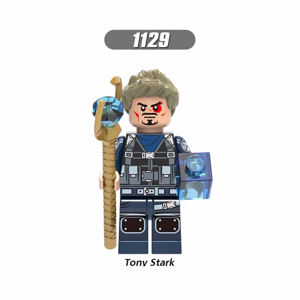 Legoing Marvel Avengers Endgame Thanos Super Heroes Thor Iron Man Captain America Harry Quinn Building Blocks figures kids toys