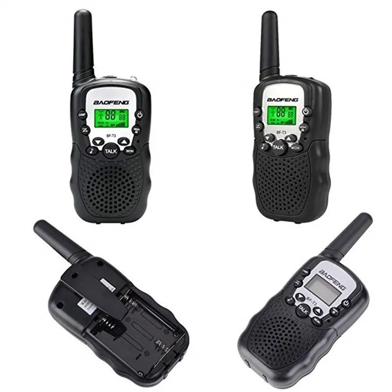 2 шт. детские мини дети UHF BaoFeng Walkie Talkie BF T3 FRS двухстороннее радио ФИО Comunicador удобно