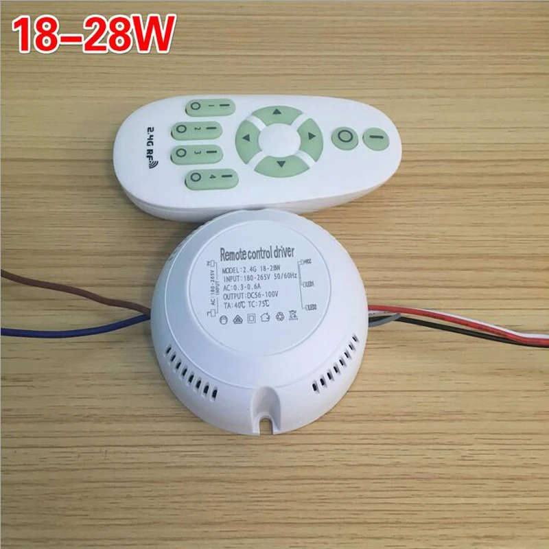 18 28 W светодиодный Цветовая Температура регулятор мощности света 180 V 265 в 2 4 г