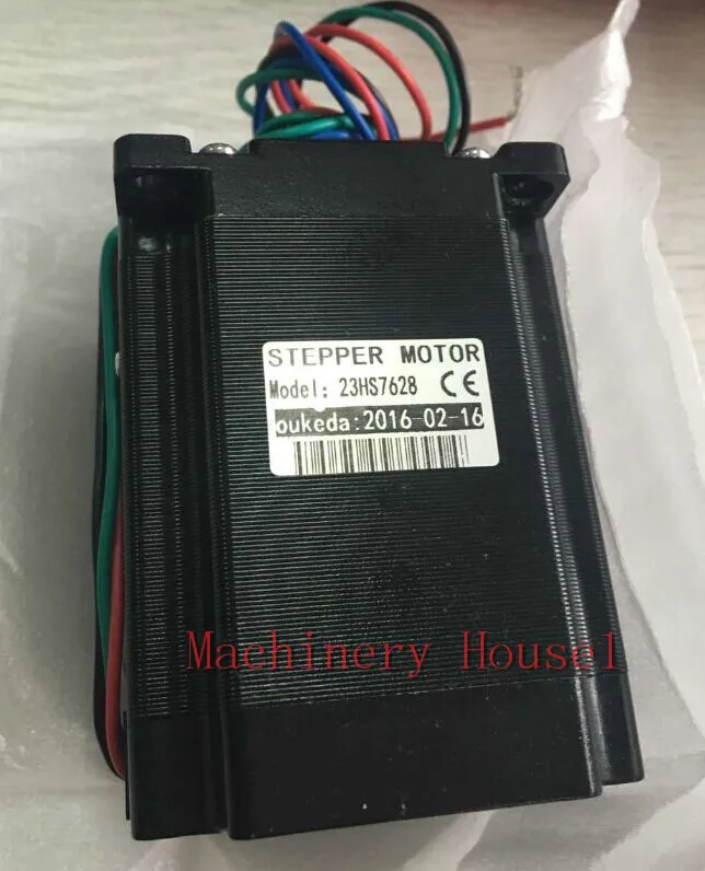

free shipping Nema23 Stepper Motor 23HS7628 4-Lead 76mm 2.8A Bipolar CE ISO ROHS CNC Router Engraving Machine
