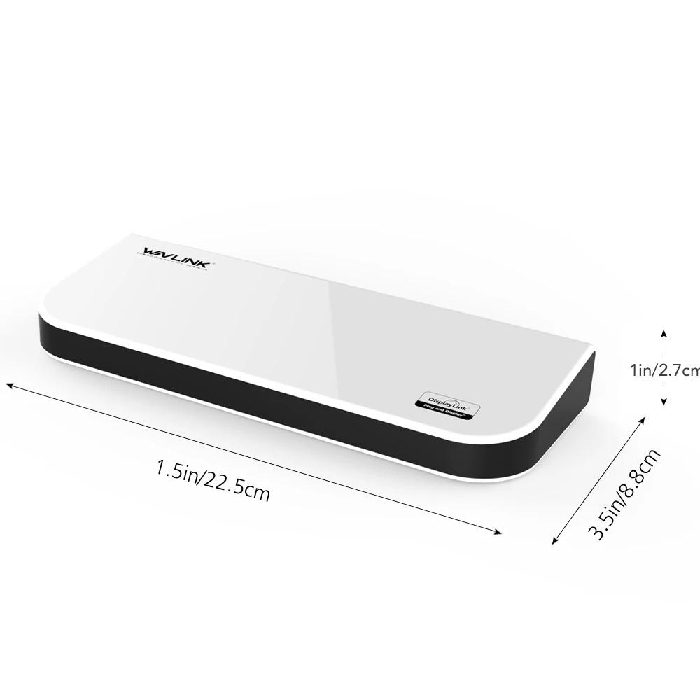 Wavlink Универсальная док-станция USB 3,0 Двойной видео дисплей монитор RJ45 гигабитный Ethernet Поддержка 1080P DVI/HDMI/VGA для ноутбука