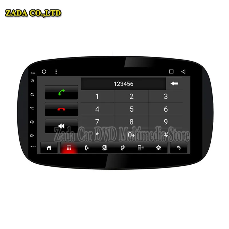 Excellent Ectwodvd 9inch Octa Core Android 8.1 Car DVD Player GPS Navigation Multimedia For Benz SMART 2015 5