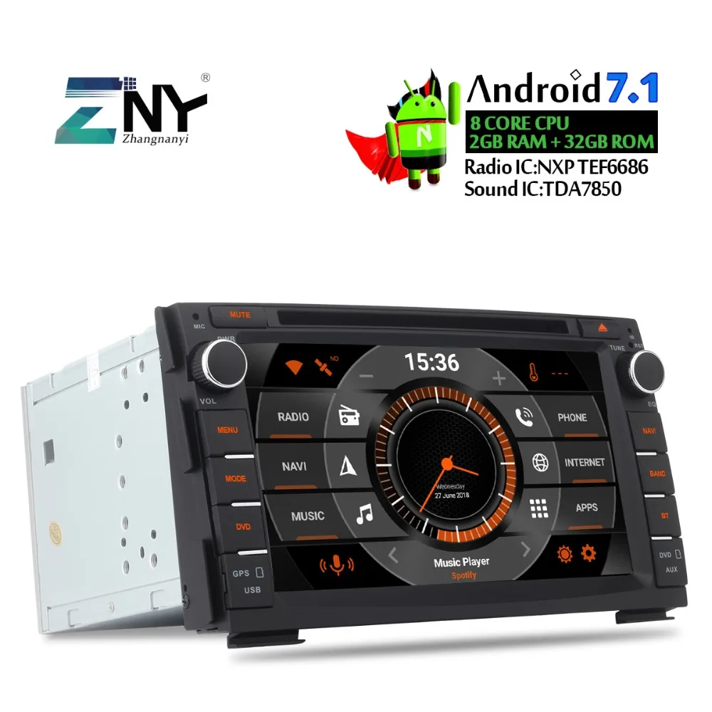 

7" Car DVD Player For Kia Ceed 2009 2010 2011 2012 Venga Android 7.1 Auto PC PAD Radio GPS GLONASS Navigation Free Rear Camera
