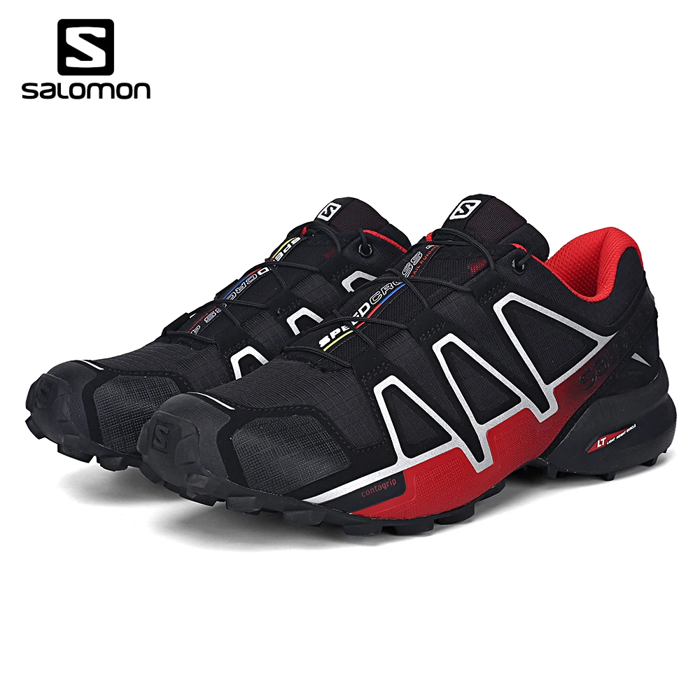 

Salomon Speed Cross 4 CS Free Lightweight Shoes Breathable SpeedCross 4 CS Men running Shoes Eur 40-46 Free Shipping