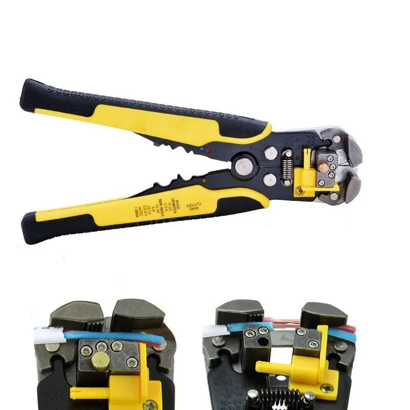 

Multifuction Professional Automatic Wire Stripper Cutter Stripper Crimper Pliers Terminal Hand Tool Cutting Stripping Wire