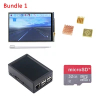 Raspberry Pi 3 Model B+ ( B Plus ) 3.5 inch TFT Screen +Case + Heat Sink + 32G SD Card with Raspbian System for Raspberry Pi 3B+
