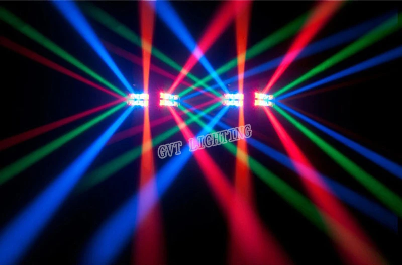 Профессиональный Сценический светодиодный свет луча паука RGBW 4 в 1 8x12 Вт|beam light|stage