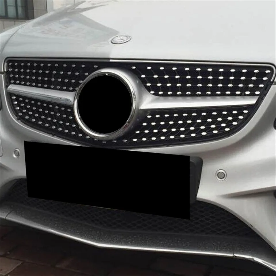 Серебряный W207 C207 A207 Алмазный гриль автомобильный передний бампер решетка решетки для Mercedes для Benz E для купе W207 C207 A207
