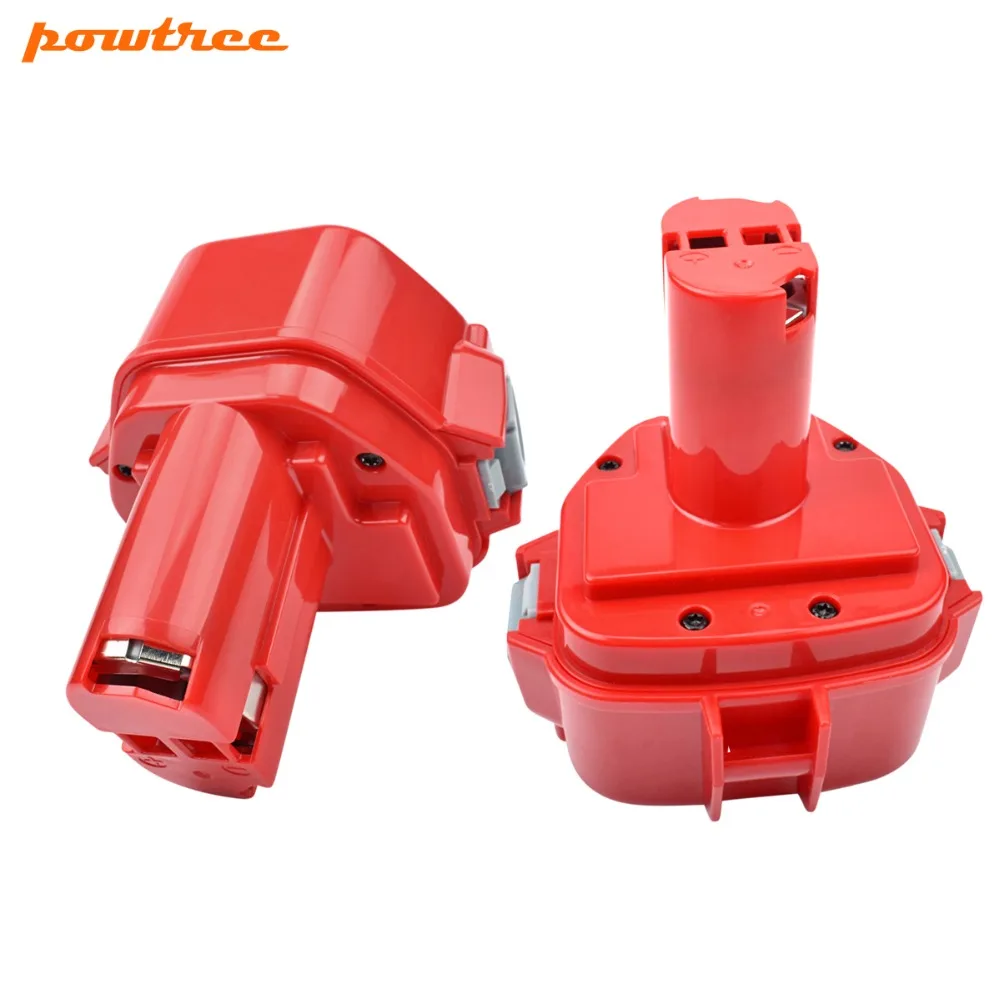 Powtree для Makita 2 шт. 12 В 2000 мАч 1220 зарядное устройство электроинструмент Ni MH
