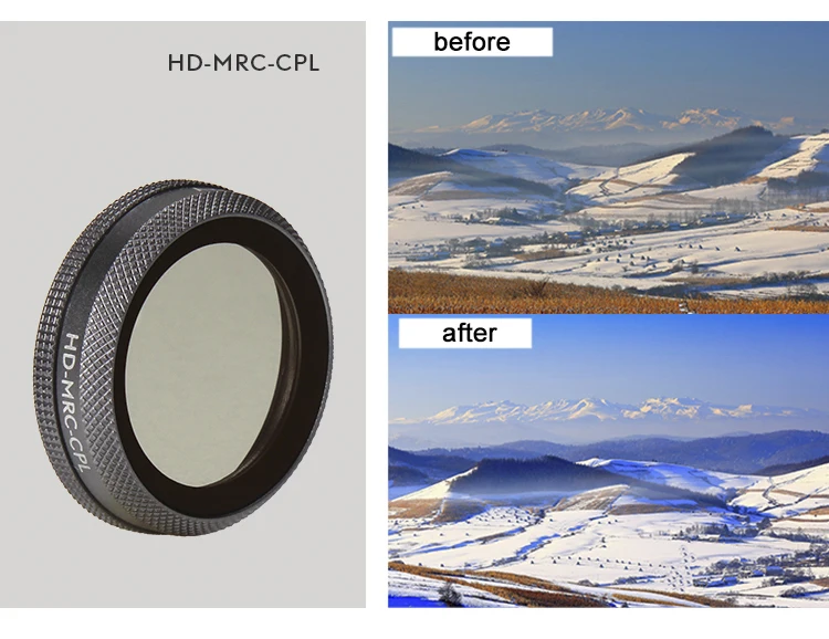 ND-PL Lens Filter for DJI Mavic 2 Zoom Drone UV CPL ND4 ND8 ND16 ND32 ND64 Neutral Density Polarizing Polar Camera Kit HD Lens ND16