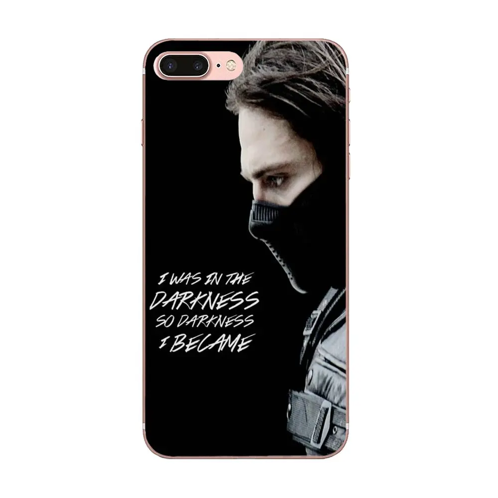 Мягкий чехол Bucky Barnes для Apple iPhone 4 4S 5 5C 5S SE 6 6S 7 8 Plus X XS Max XR