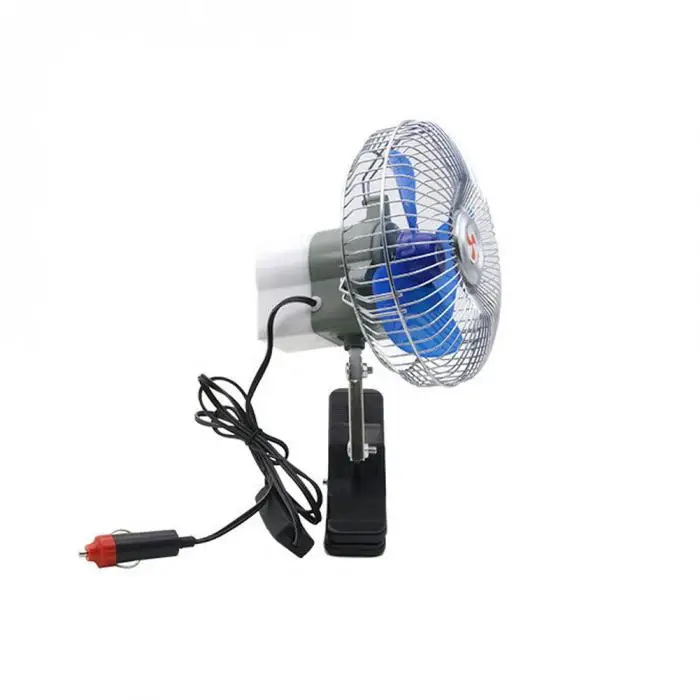 Портативный 6 дюймов 12 V/24 V Приборная панель транспортного средства Авто Вентилятор охлаждения Осциллирующий клип на вентилятор XR657