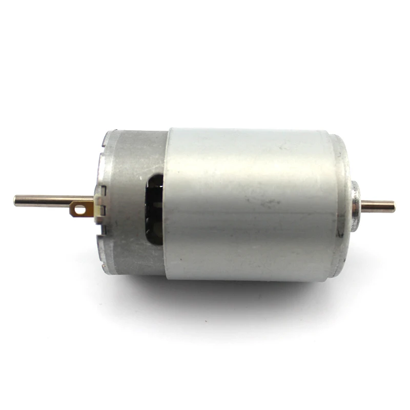 Double shaft 550 motor 12v micro DC model motor high speed 3.175mm
