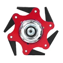 Blades Trimmer 2019top Universal Metal Blades Trimmer 6 Teeth Brush Head 65Mn Cutter Garden Grass Lawn g90626 Blades Trimmer 2019top Universal Metal Blades Trimmer 6 Teeth Brush Head 65Mn Cutter Garden Grass Lawn g90626