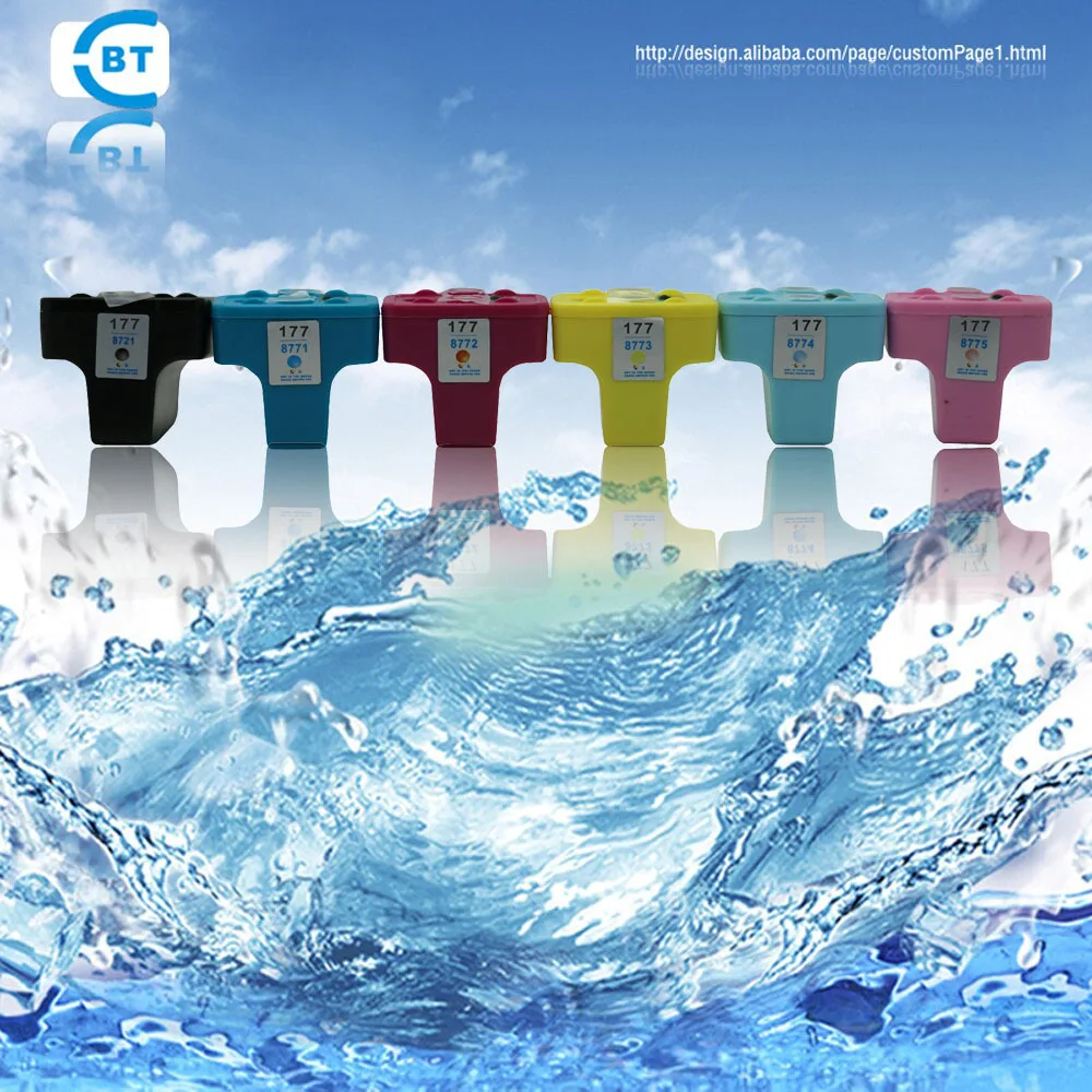 

6 color 1set compatible hp177 ink cartridge for HP 3108, 3110, 3210 3310 printer