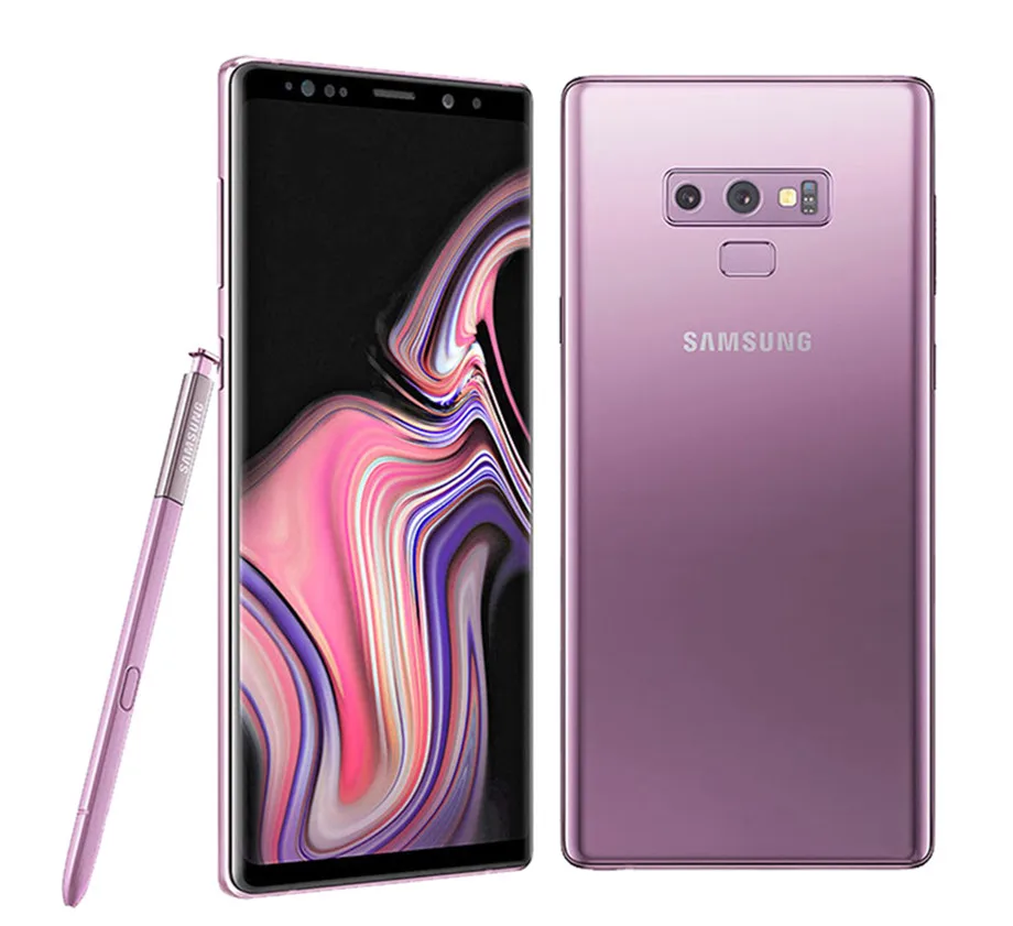 Samsung Galaxy Note9 Note 9 Duos N9600, 128 Гб ПЗУ, 6 ГБ ОЗУ, две sim-карты, мобильный телефон, четыре ядра, 6,4 дюйма, двойной 12 МП, Snapdragon 845, NFC