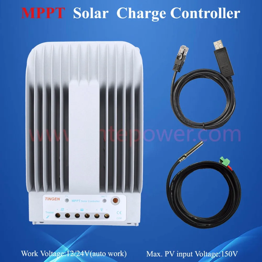 40A MPPT Solar Charge Controller with Intelligent Lighting TRACER4215BN