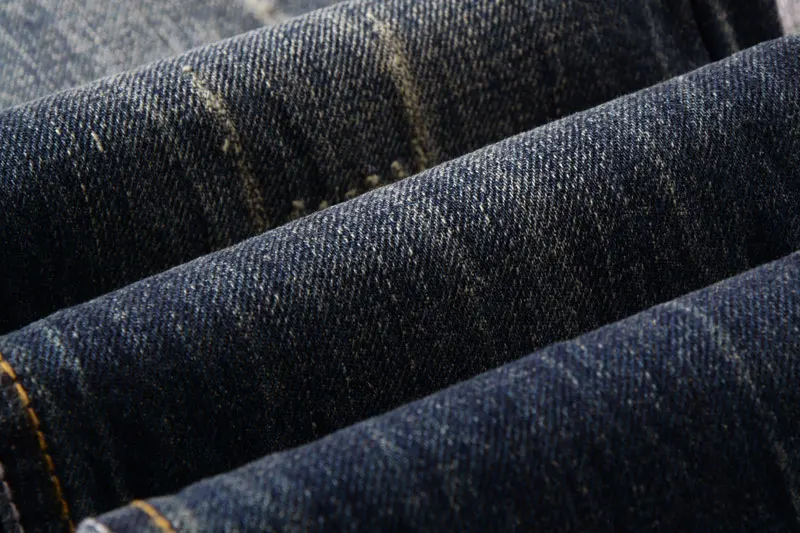 Fashion Classcical Men Jeans Dark Blue Color Straight Fit Cotton Denim Pants hombre Size 29-40 Italian Style Vintage Jeans Men