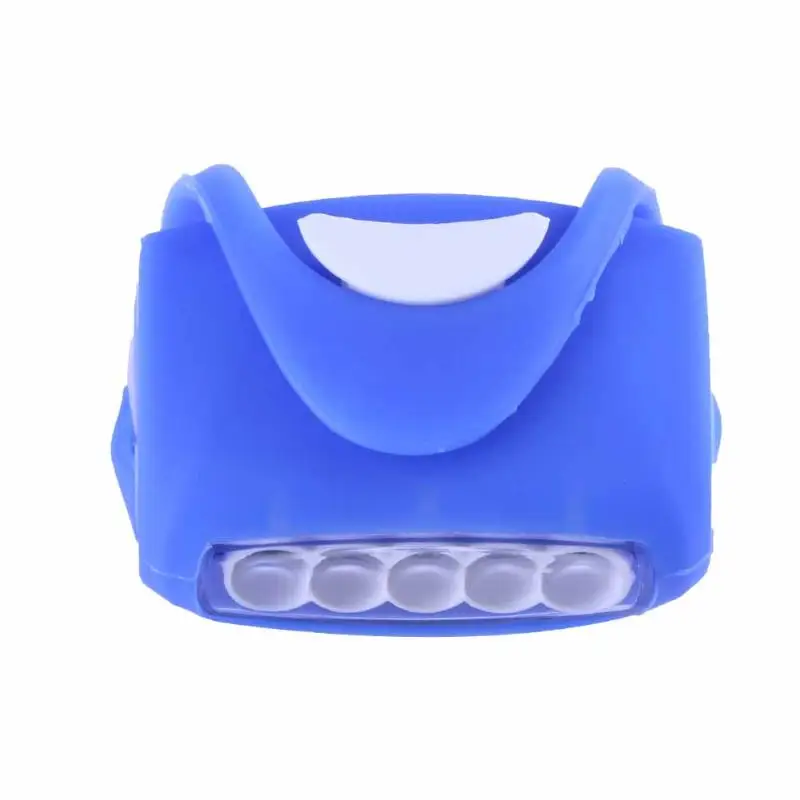 Clearance 7 LED Silicone Bicycle Lights Head Front Rear Wheel LED Flash Lamp Light Safety Warning Mountain Front Cycling Flash Light Lamp 12