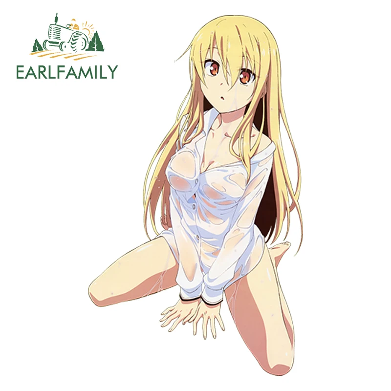 

EARLFAMILY 13cm x 7.8cm Car Stickers Anime Sakurasou no Pet na Kanojo Sexy Graffiti Vinyl Wrap Warrior Car Decal Racing Stickers