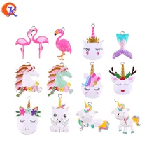 

New Arrival Free Shipping 10pcs/lot Cute Alloy Pendant Unicorn Pendant Whole Horse Body Pendant For Retail Jewelry CDRP-503956