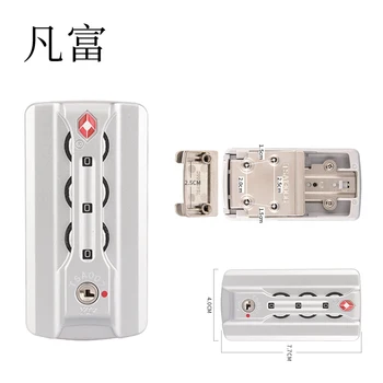 

Combination Padlock For Luggage suitcase travel TAS secure code lock custom locket accessories Padlocks secure code custom lock