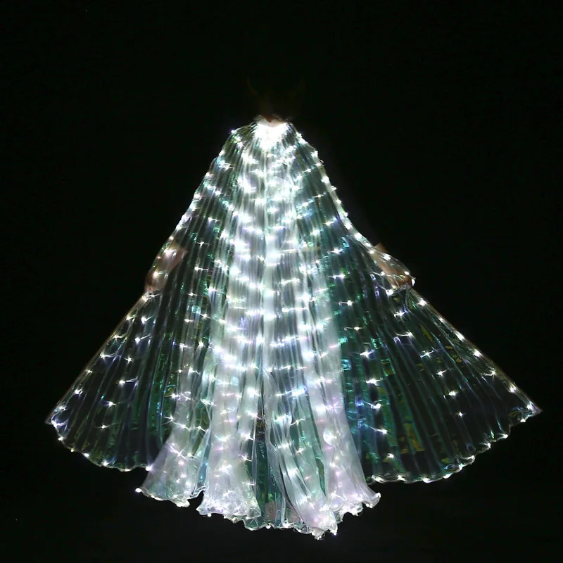 2018 Stafe Performance Prop Women Dancewear Girls DJ LED Wings Light Up Wings Belly Dance Wing Costume 2018 Stafe Performance Prop Women Dancewear Girls DJ LED Wings Light Up Wings Belly Dance Wing Costume