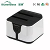 Double baie disque dur 2.5 pouces, boîtier externe 6Gbps Sata vers Usb 3.5, Station d'accueil Hdd, caddie en plastique, boîtier 3.0 ► Photo 1/6
