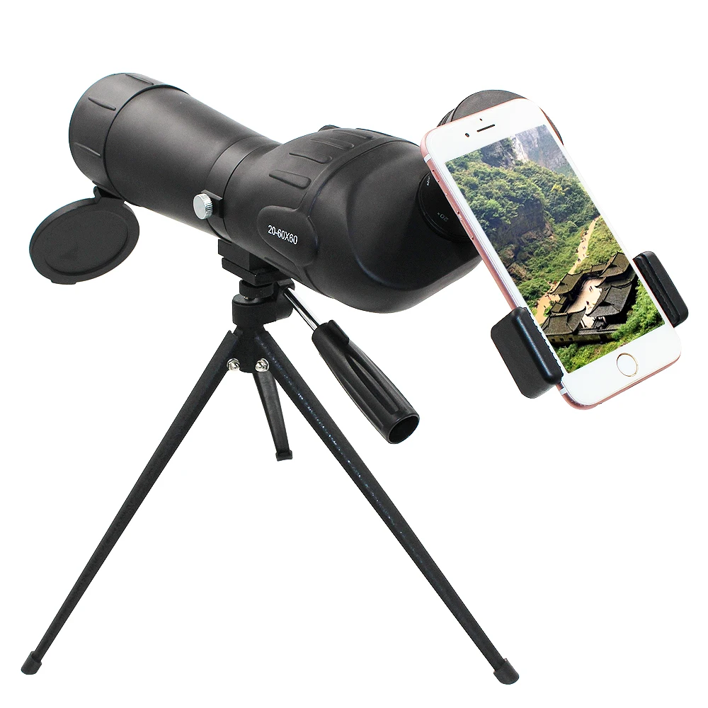 Kogngu универсальный зажим 20-60X60 зум телефон объектив для смартфона телескоп камера мобильный 60X зум телескоп Telescopio Celular